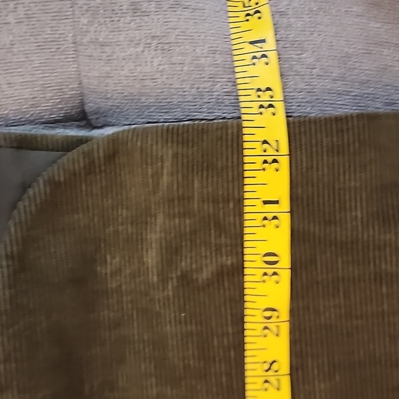 Land's End corduroy olive green lined jacket size 43L - Picture 14 of 14